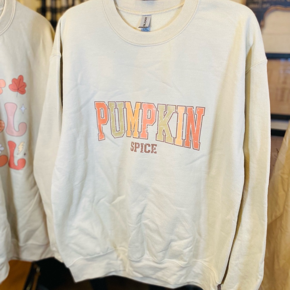 Gildan Cream Pumpkin Spice Sweater
